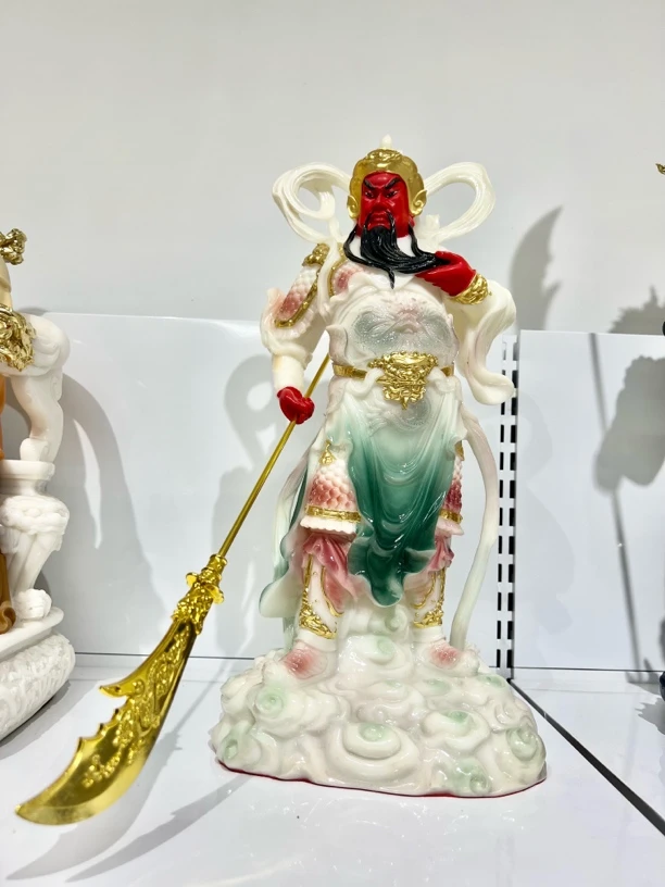 玉石粉提刀关公像