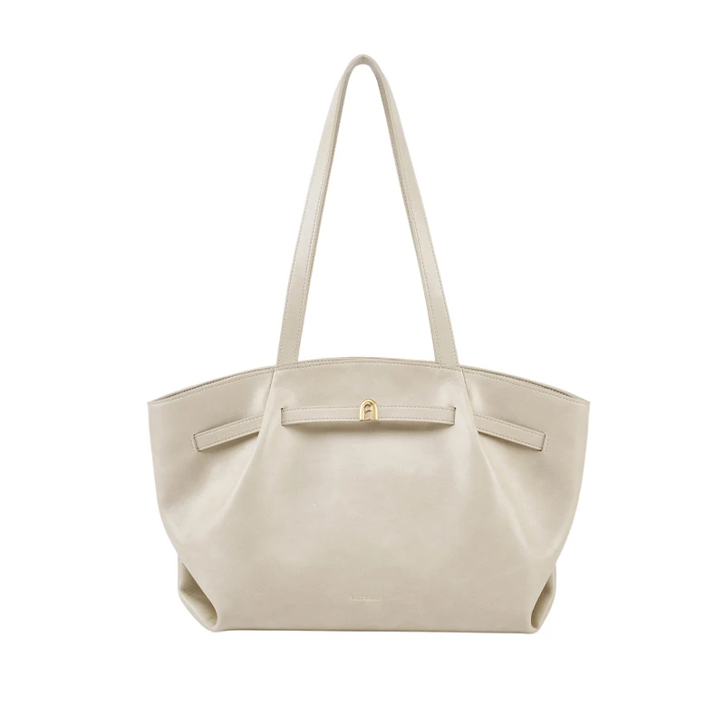 拉菲斯汀头层牛皮小懒包2025手提腋下女包大容量托特包622381