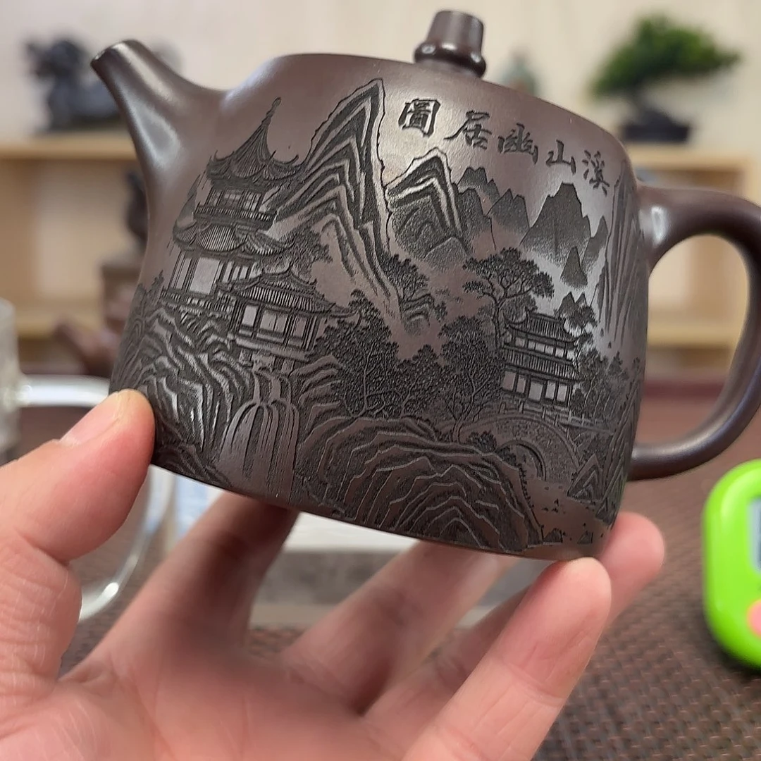 *****绿泥茶壶微瑕出来