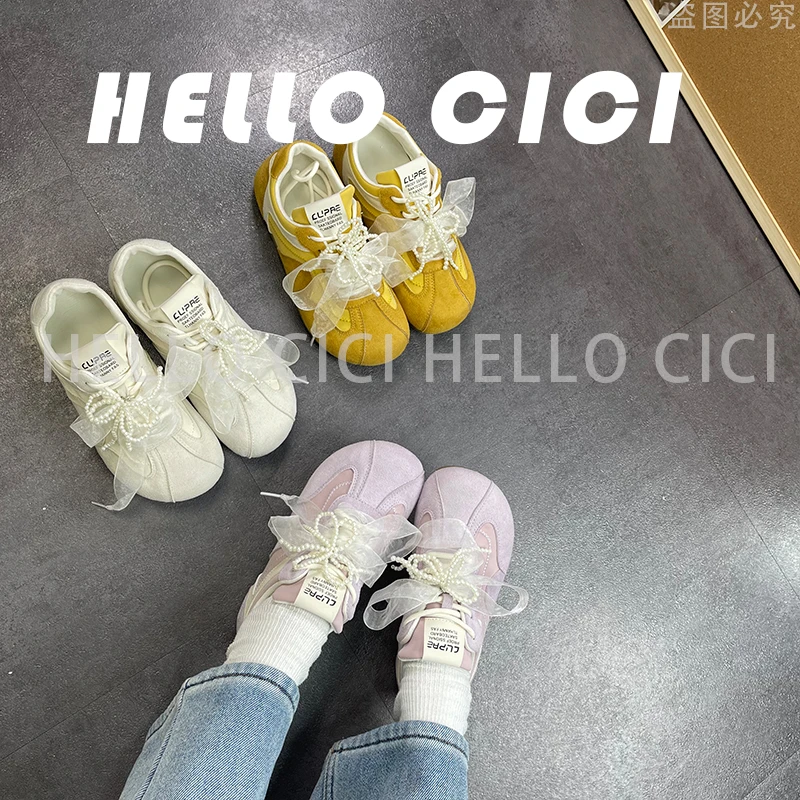 【ZZZ】马卡龙配色2026春季新款时尚透气韩版德训厚底休闲阿甘鞋