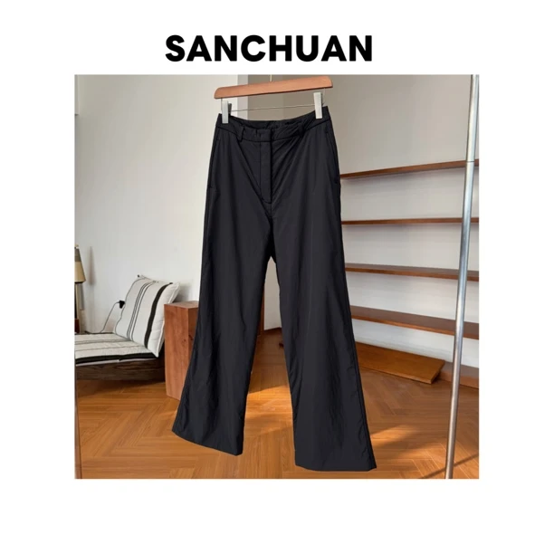 【SANCHUAN】肌理感夹棉休闲裤