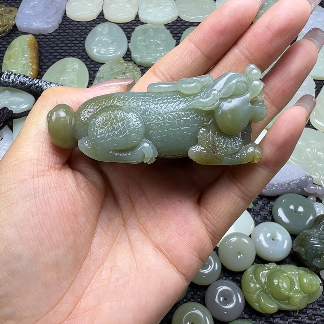 和田玉未镶嵌吊坠(不含链)福利漏