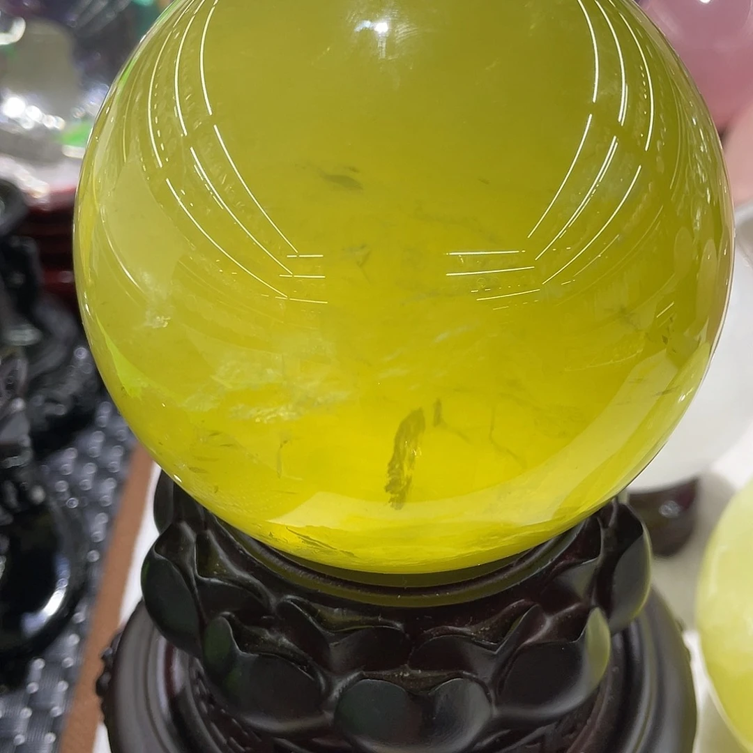 水晶水晶球摆件未镶嵌