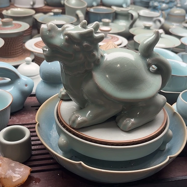 一级品，龙龟，仿古釉