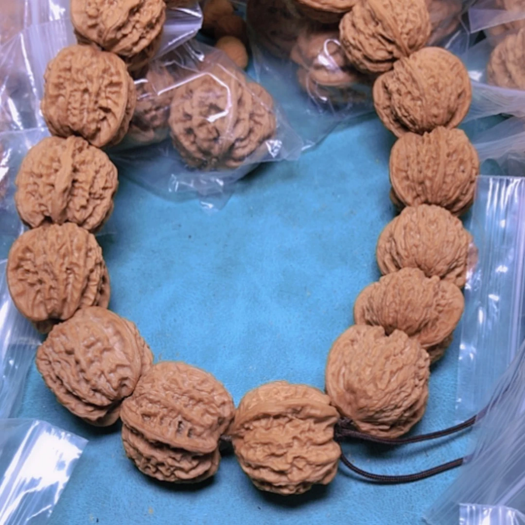 【闪购商品】手串/手链核桃16黄杆狮子头出油34.35尺