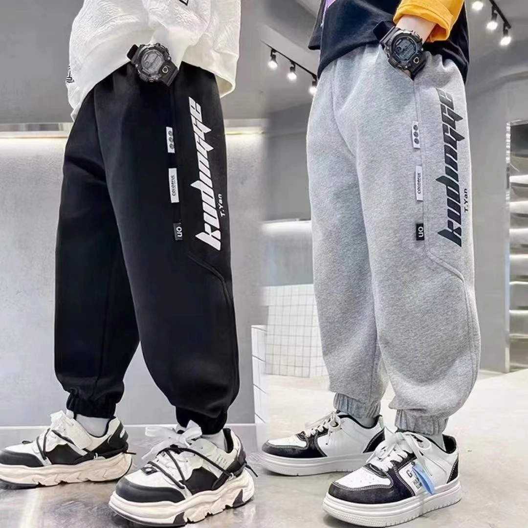 2002【风森KIDS】儿童男童女童运动裤宽松潮流时尚休闲裤子卫裤