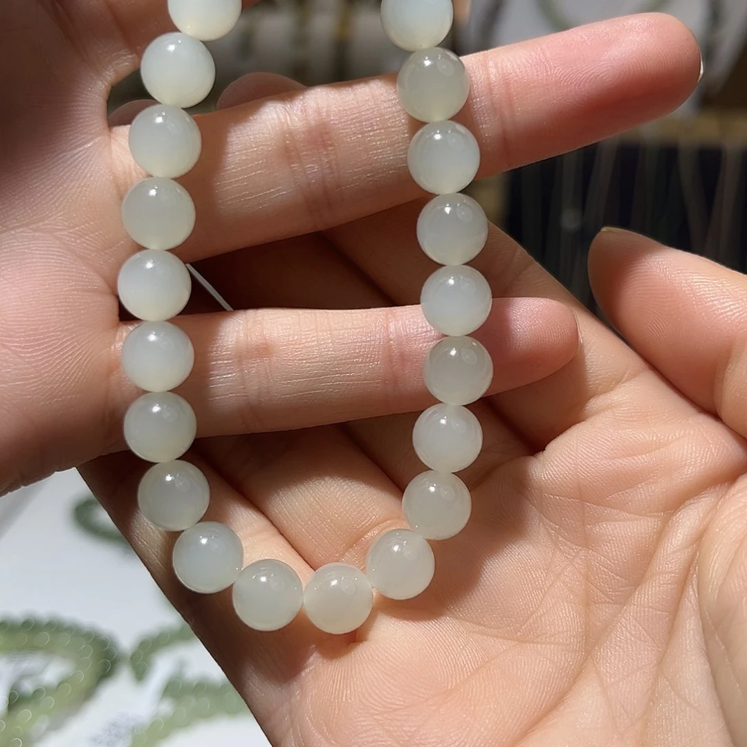 和田玉手串未镶嵌