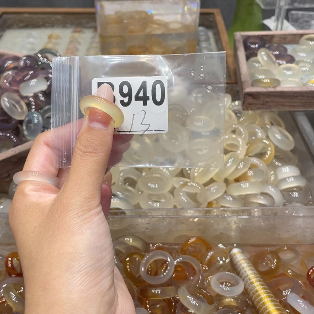 玛瑙/玉髓未镶嵌戒指940