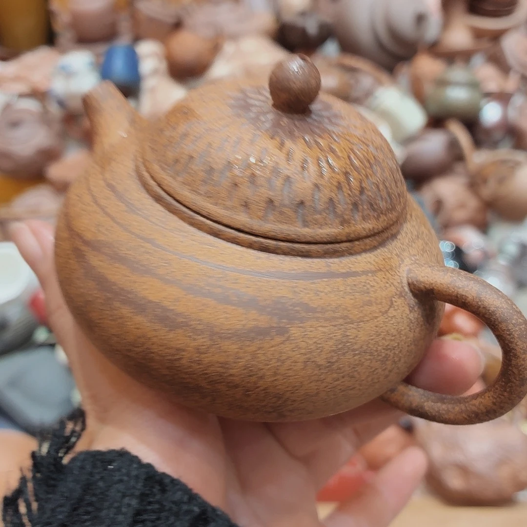 柴烧老岩泥高温茶器皿