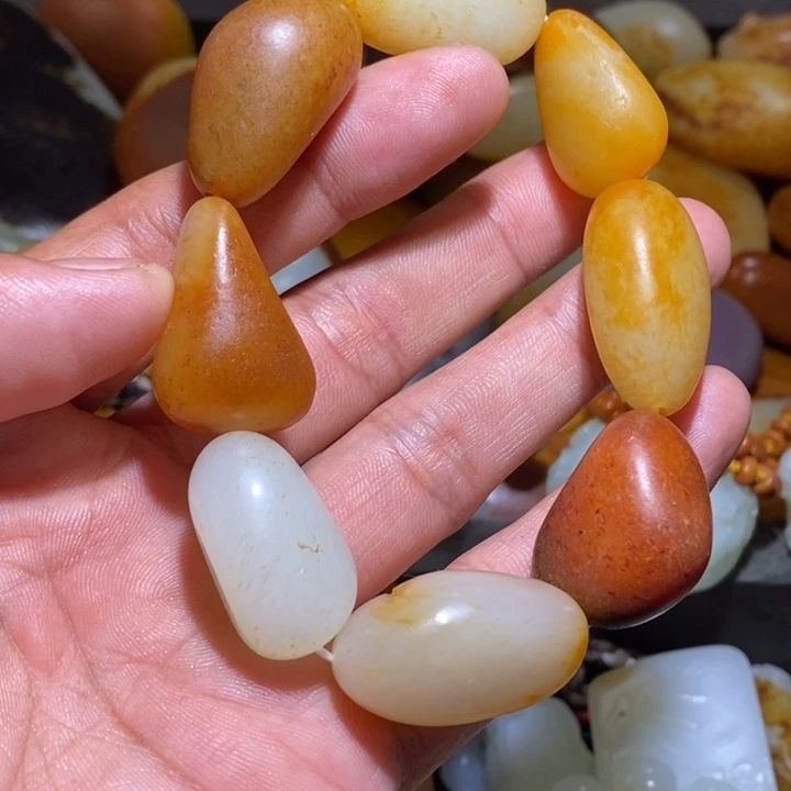 和田玉未镶嵌套链