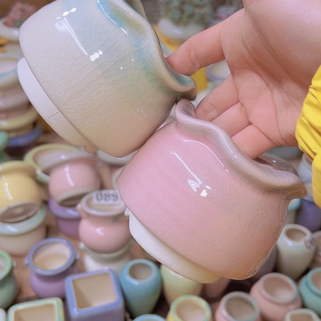 红陶陶瓷花盆满12包邮