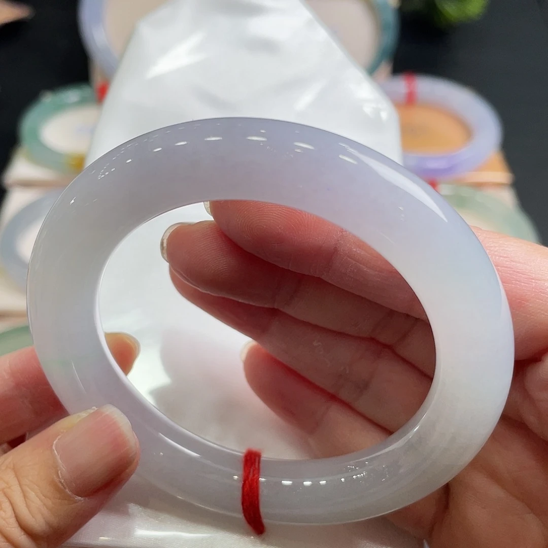 翡翠手镯未镶嵌10号圆条