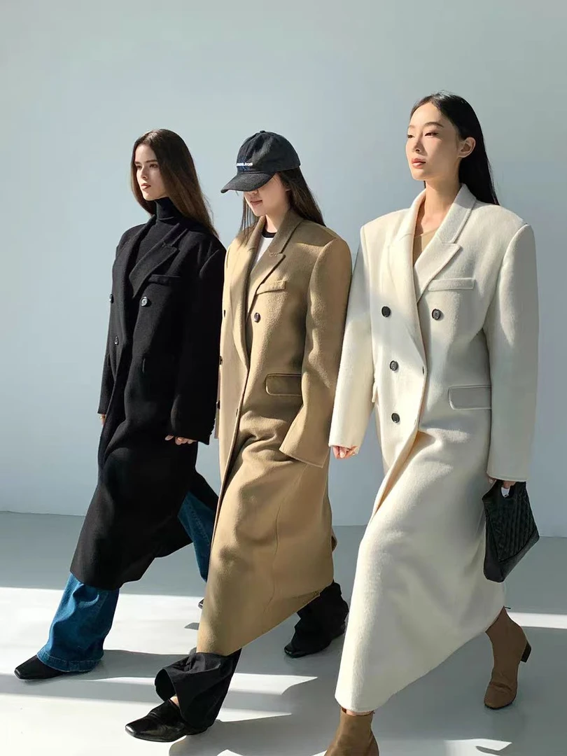 反季清仓毛呢大衣外套女秋冬季高级感2024年新款2