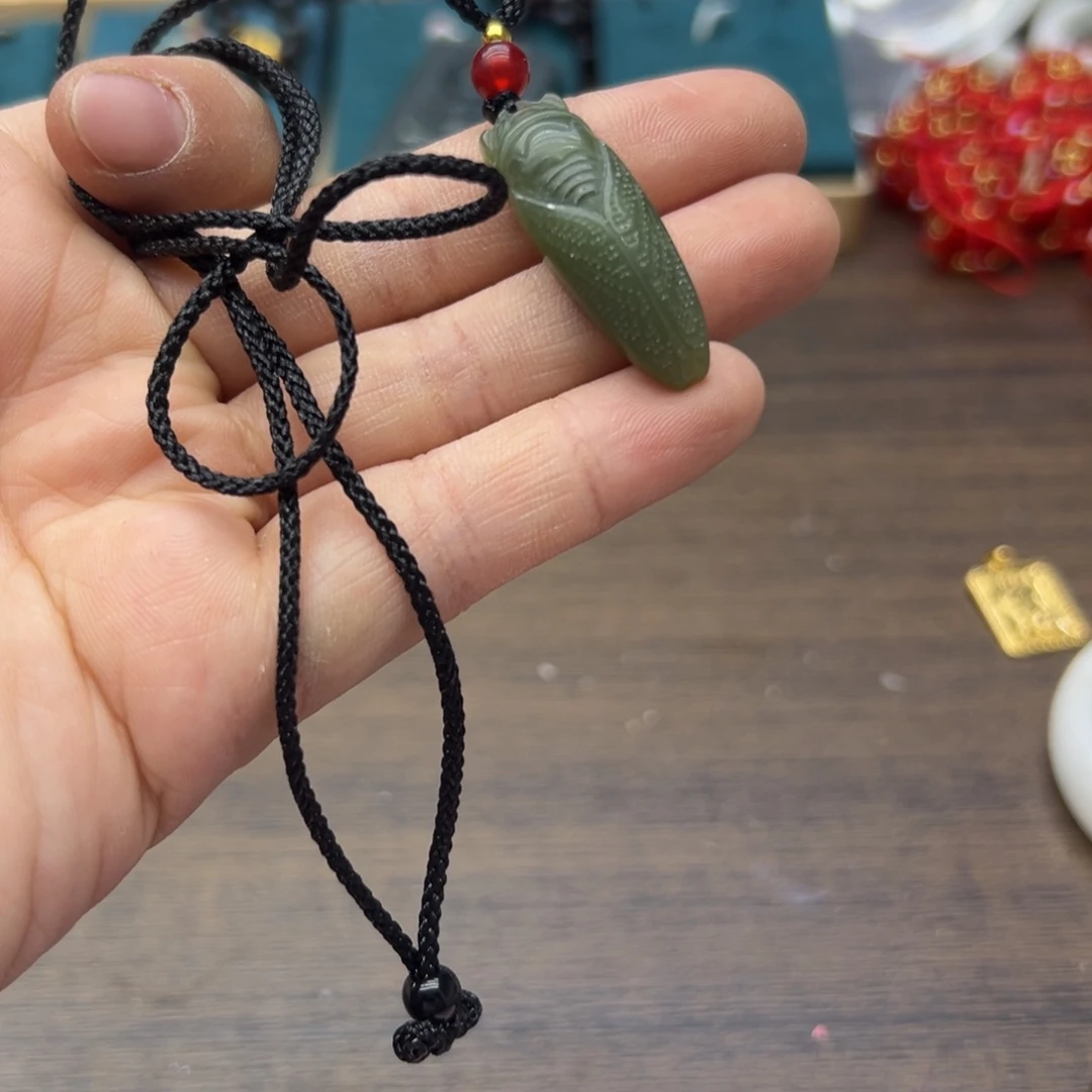 和田玉未镶嵌颈饰1086