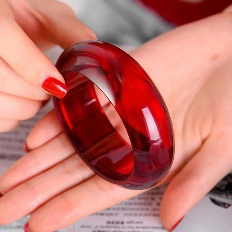 非金属珐琅手镯 壹世情缘精品潮流红色手镯