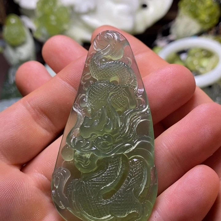 岫玉未镶嵌岫玉颈饰