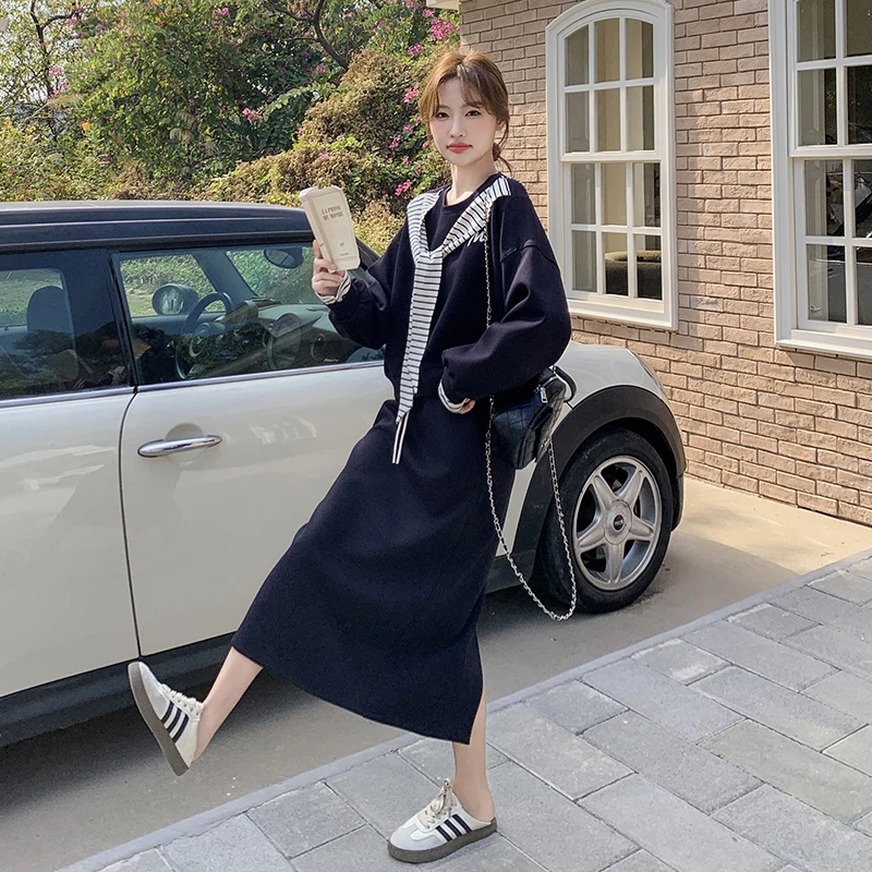 KALUOLAI/卡洛莱2025秋季新款时尚休闲两件套通勤轻奢风时尚气质