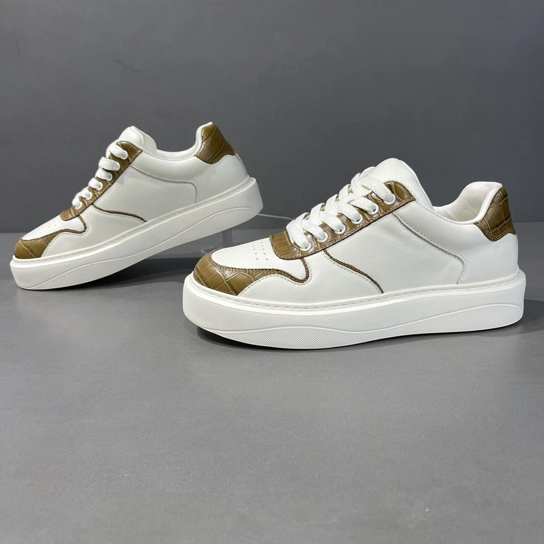 玛古芭板鞋男款时尚百搭舒适潮流轻奢小白鞋低帮透气男士运动鞋子