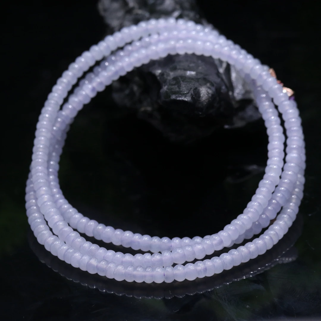 19天然缅甸翡翠A货珠链/700791/上海嘉禾拍卖