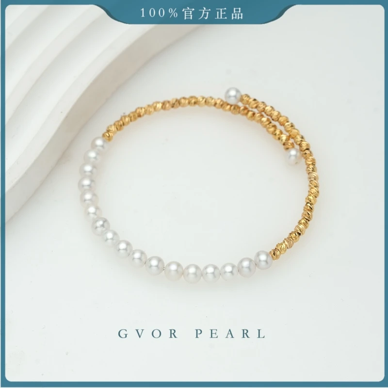 【25年新品丨好物推荐】19珠精选baby珠白色真珍珠手镯4-5mm C1241