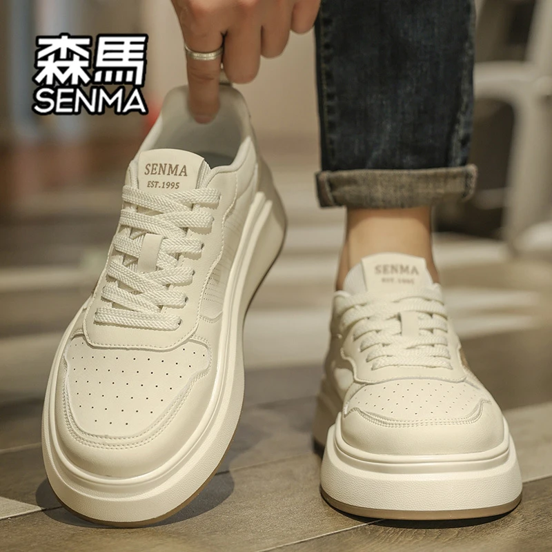森马男鞋2025秋季新款青少年高端厚底板鞋爆款百搭潮流休闲运动鞋