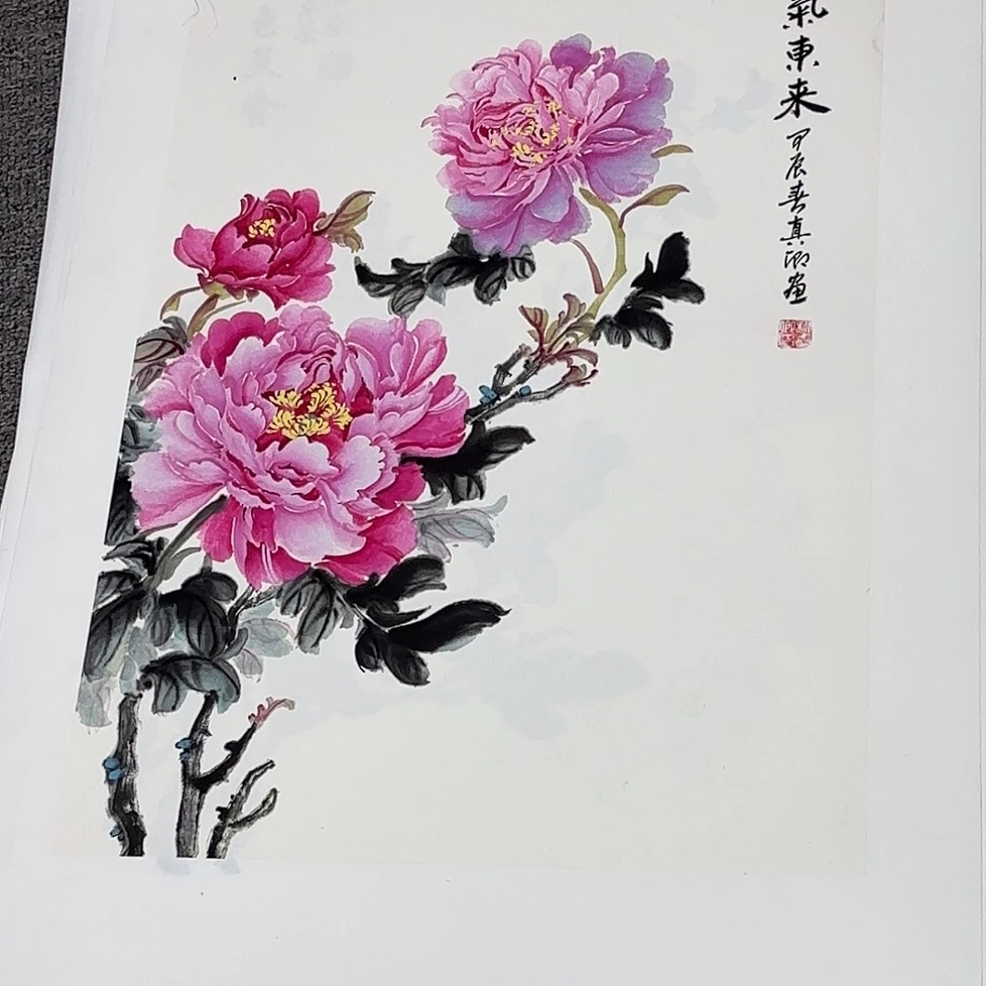 国画国画作品多次入选国内外