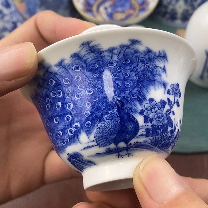 杯半*现代景德镇全手工全手绘茶具168888