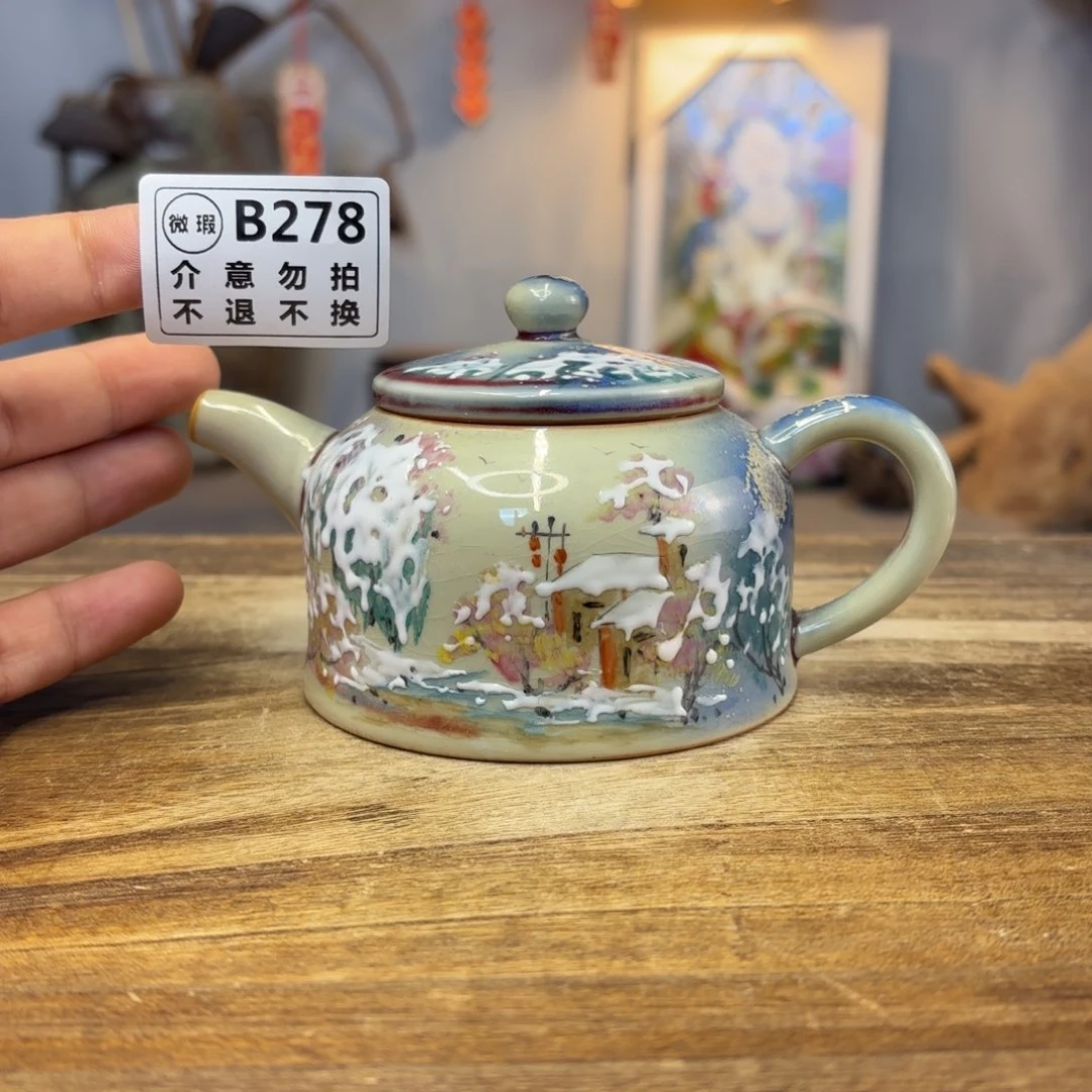 景德镇纯手工柴烧手绘陶瓷