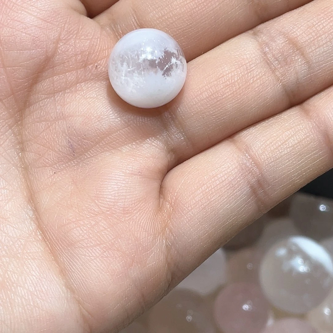 水晶珠宝半成品未镶嵌打孔/不退不换