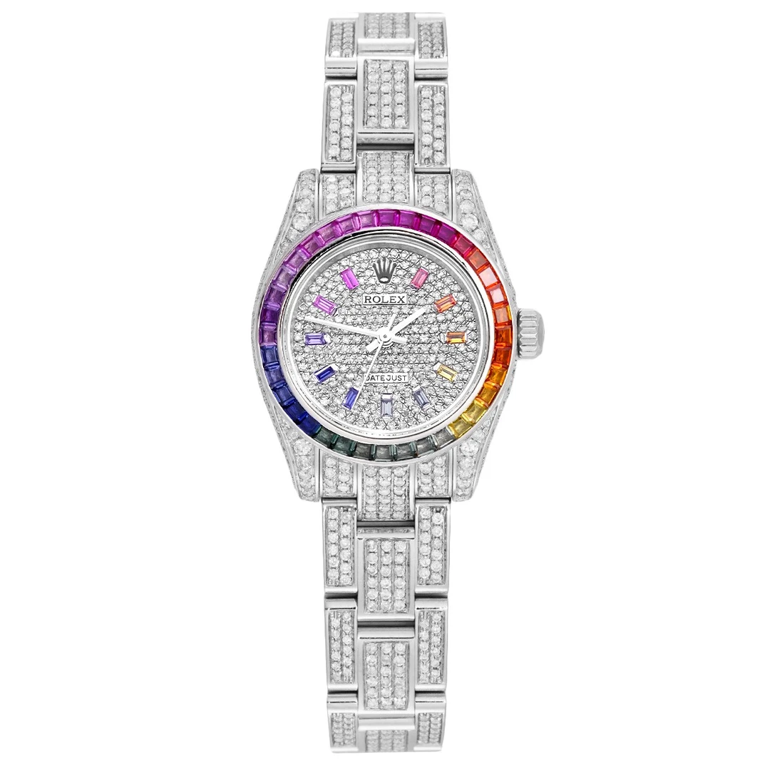 99新 Rolex/劳力士 表展蚝式恒动系列176210腕表/后钻/WHP036153