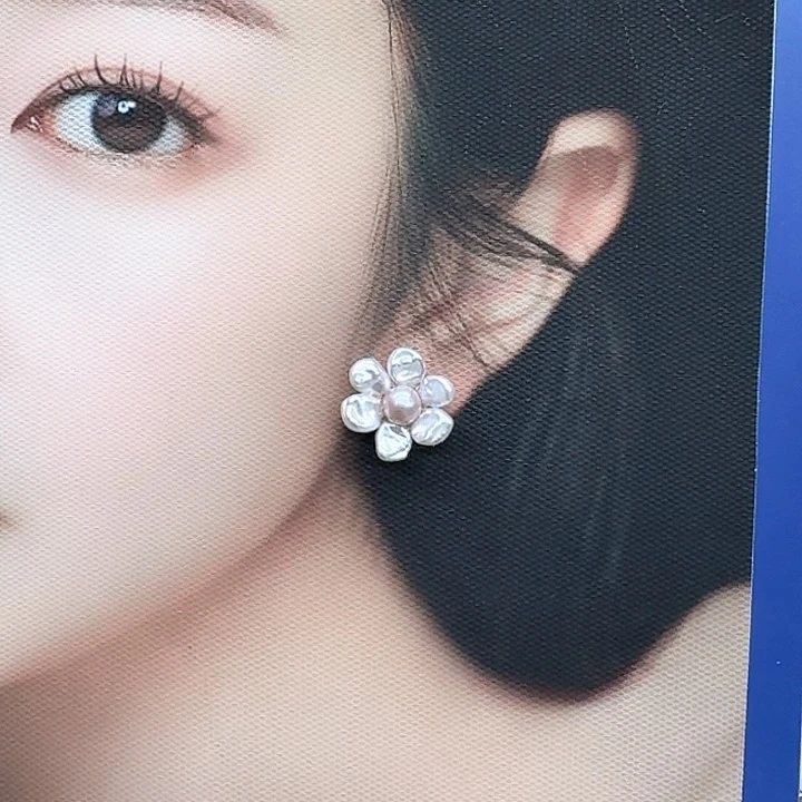 淡水珍珠珍珠银S925镶嵌柠****9