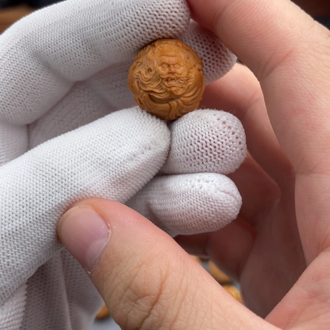 猴头核桃吊坠猴头核桃雕刻