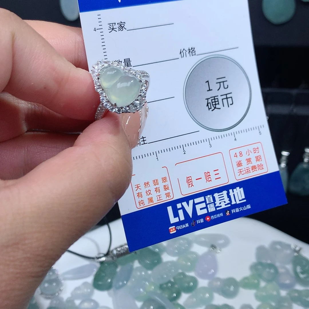 翡翠颈饰银S925镶嵌翡翠