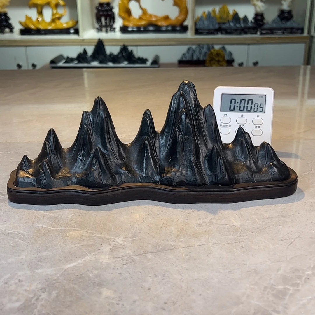 人***途灵璧奇石博览会摆件