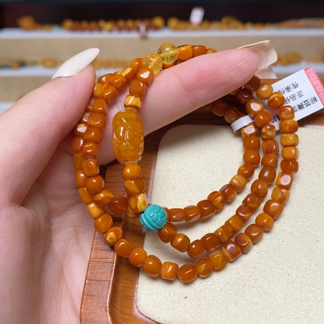 【闪购商品】未镶嵌蜜蜡手链手串