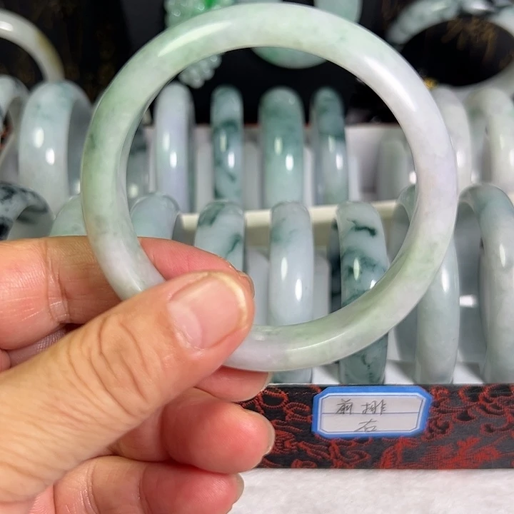 翡翠未镶嵌手镯天然