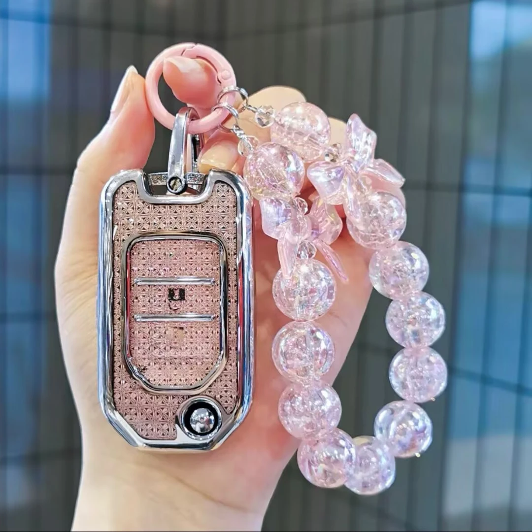 适用本田crv钥匙套雅阁车思域壳皓影xrv缤智凌派奥德赛冠道锋范扣