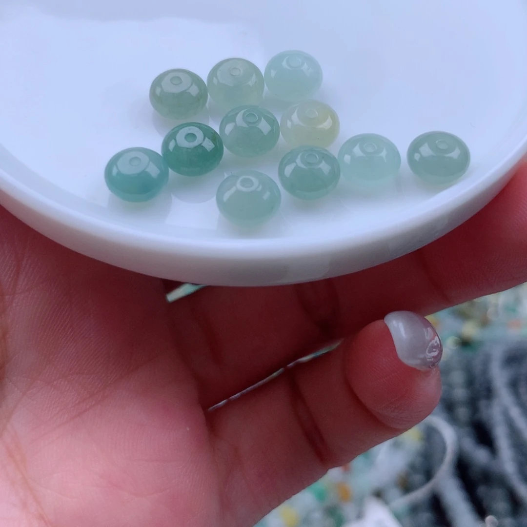 翡翠散珠鼓珠一手