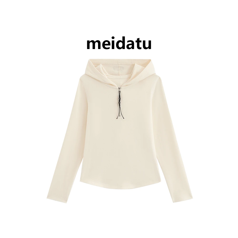 美哒兔（破价款）日常百搭通勤连帽上衣（小个子版）CK2776-25