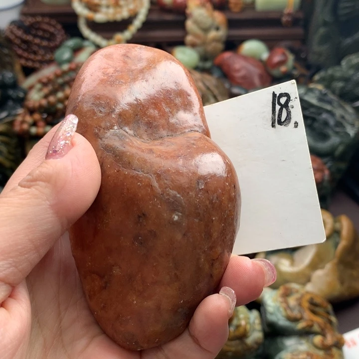 岫岩河磨玉（透闪石质玉）把件未镶嵌
