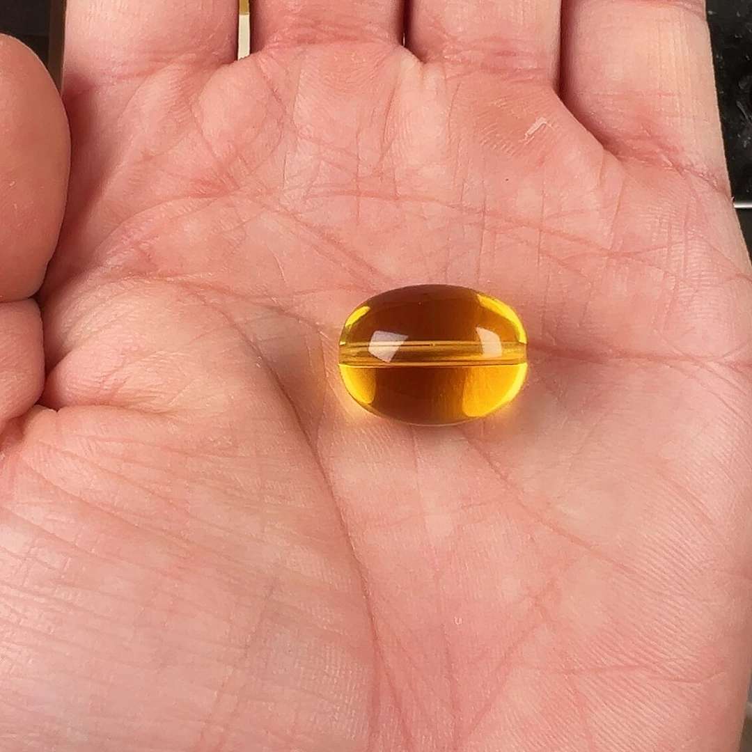 琥珀裸石未镶嵌文***弟金珀枣珠