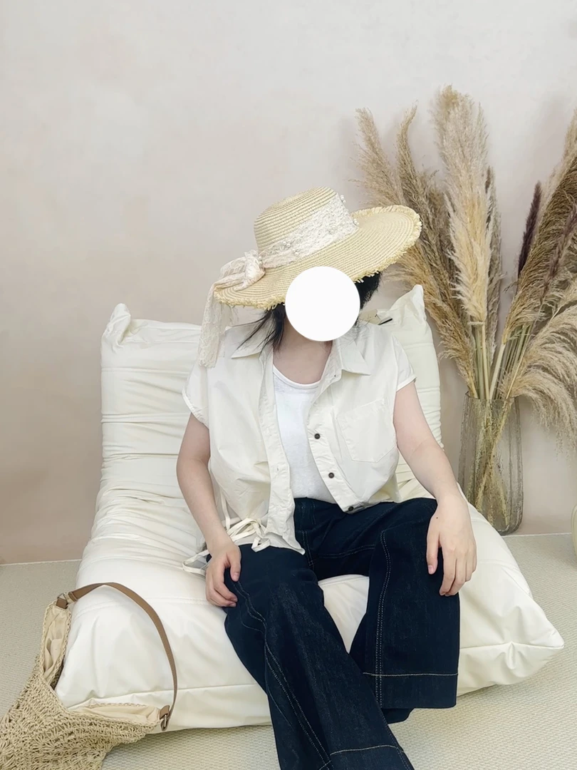 休闲百搭白色水洗女牛仔裤夏季宽松春季时尚显瘦裤子高腰韩版春秋