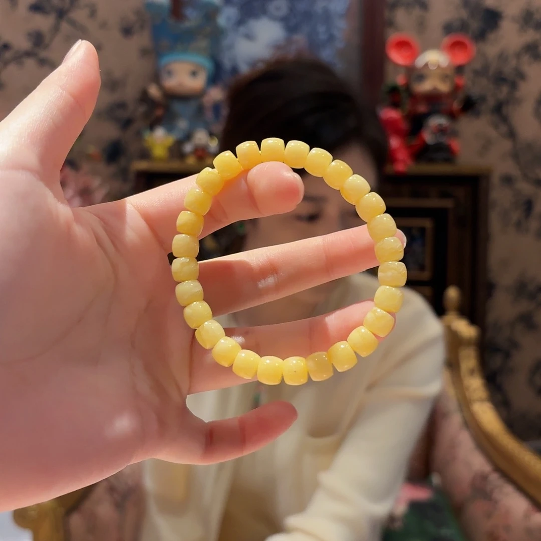 蜜蜡手串未镶嵌多样性发其一2号