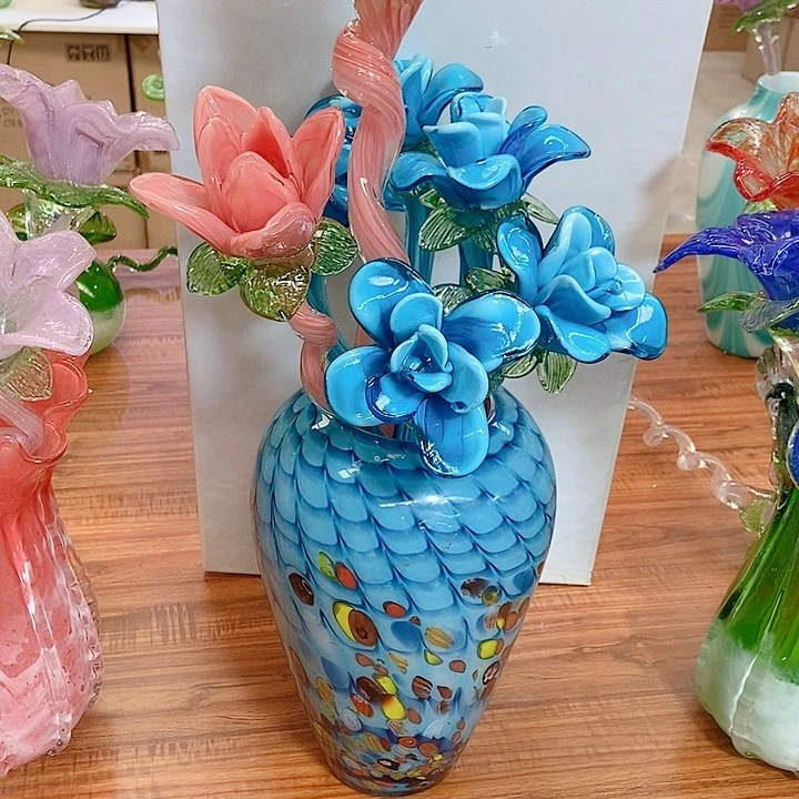 F****琉璃花瓶高度45厘米9厘米