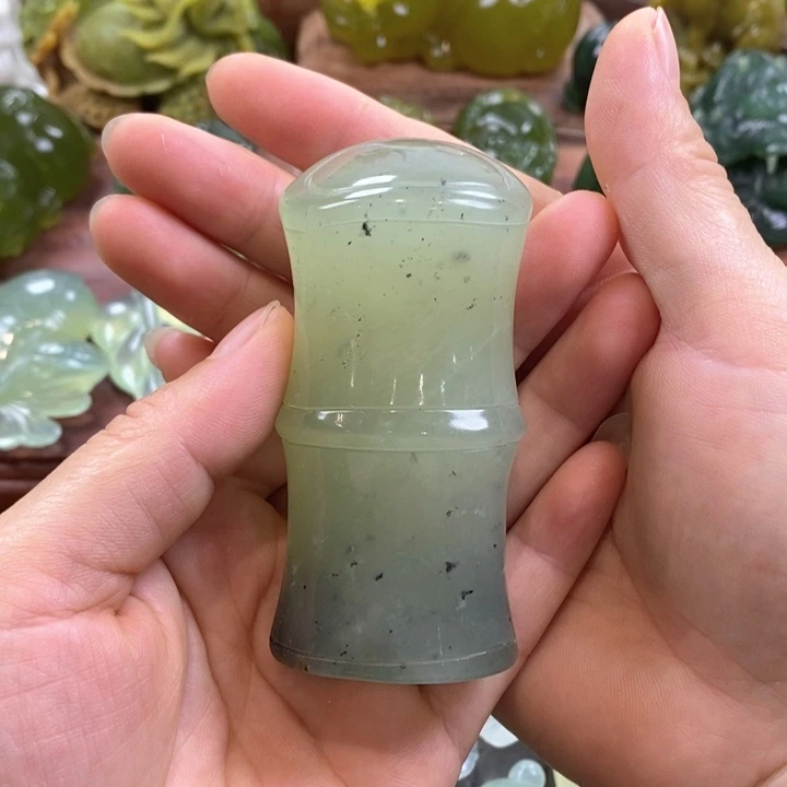 蛇纹石玉未镶嵌手把