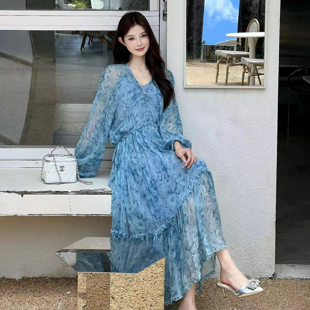 【合并-禾枫原创】重磅100桑蚕丝连衣裙