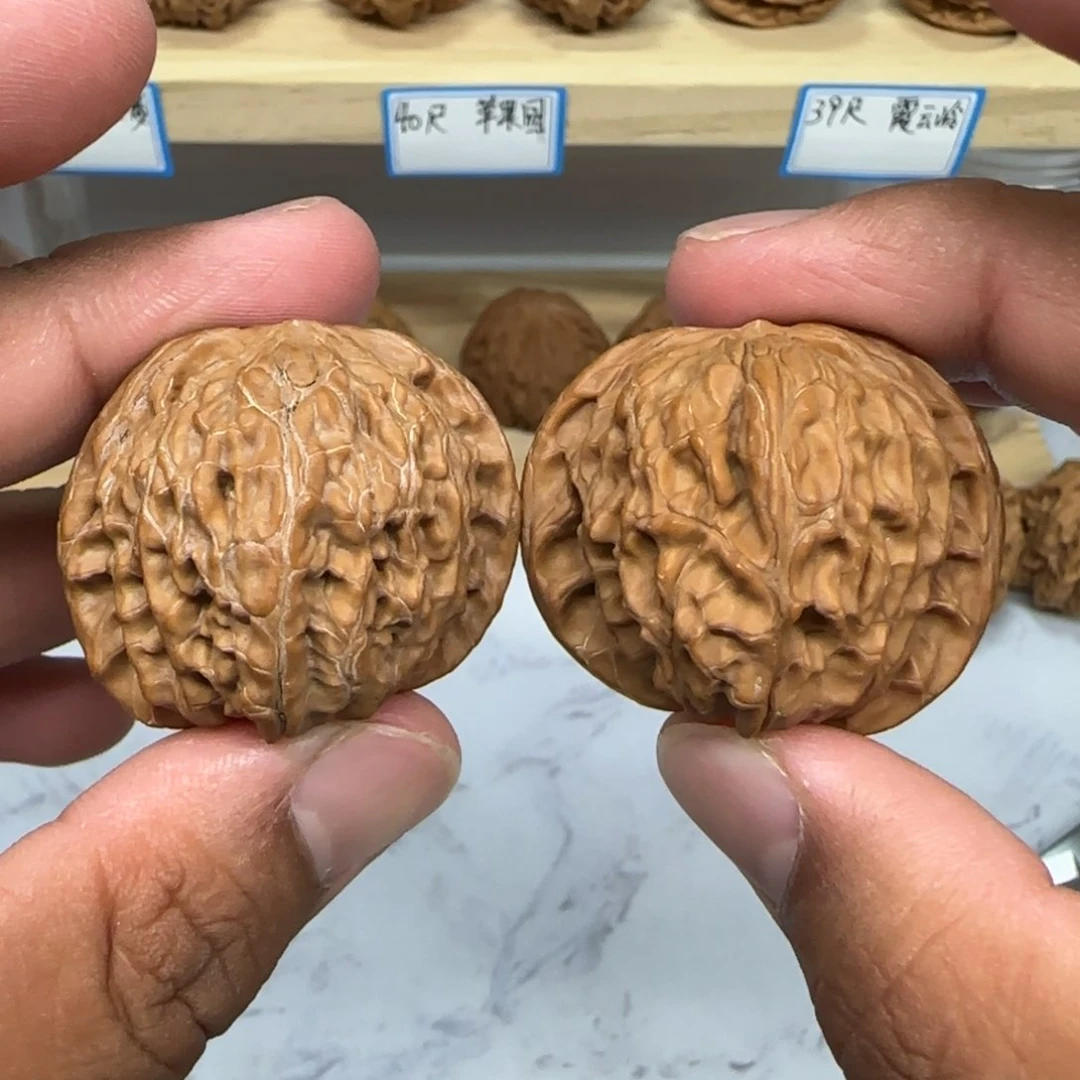 文玩核桃把件M122磨盘38