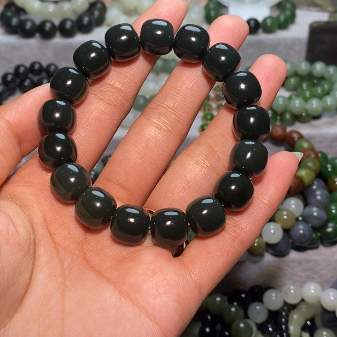 和田玉未镶嵌手链