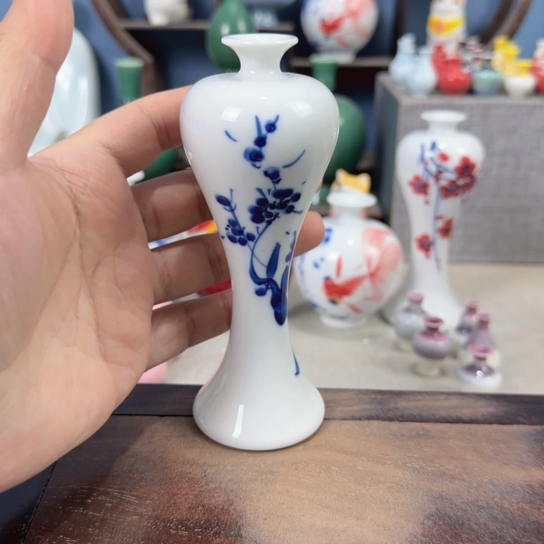 陶瓷手工小花器摆件