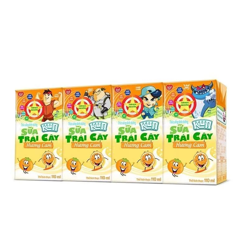 KUN牌果汁酸奶饮料110ml*16支